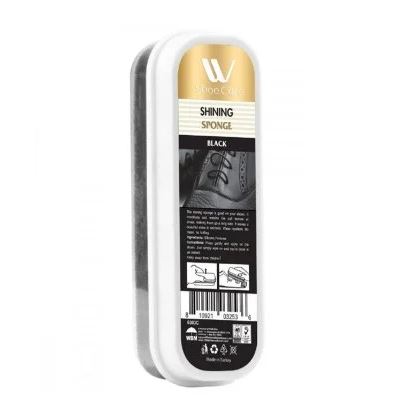 Shoe Shining Sponge Black - 0.37 fl oz | WBM SHOE CARE